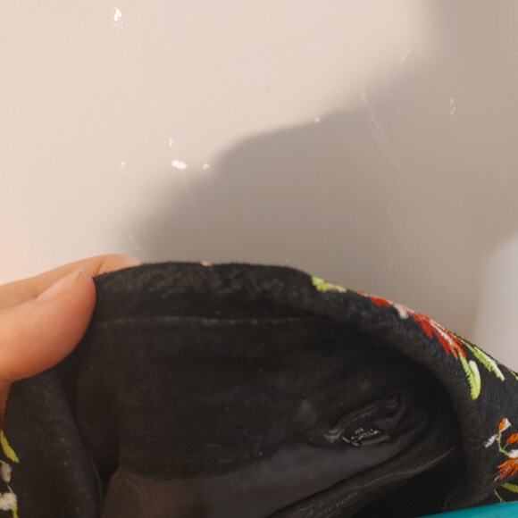 Avanti Size 1X Genuine Leather Embroidered Black Vintage Suede Floral Jacket - Picture 7 of 14